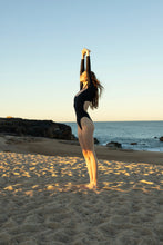 Load image into Gallery viewer, Arrifana long-sleeve body | Black EONA swimwear