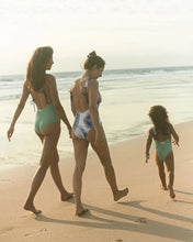 Load image into Gallery viewer, Carol swimsuit | Blue and white pattern EONA swimwear