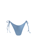 Load image into Gallery viewer, Sustainable blue bikini bottom – Lily Bottom Shiny Blue by EONA