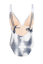 Load image into Gallery viewer, Carol swimsuit | Blue and white pattern
