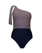 Load image into Gallery viewer, Elba swimsuit | Black . Taupe