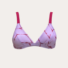 Load image into Gallery viewer, Greta top | Blurred Lines Cerise . lilac