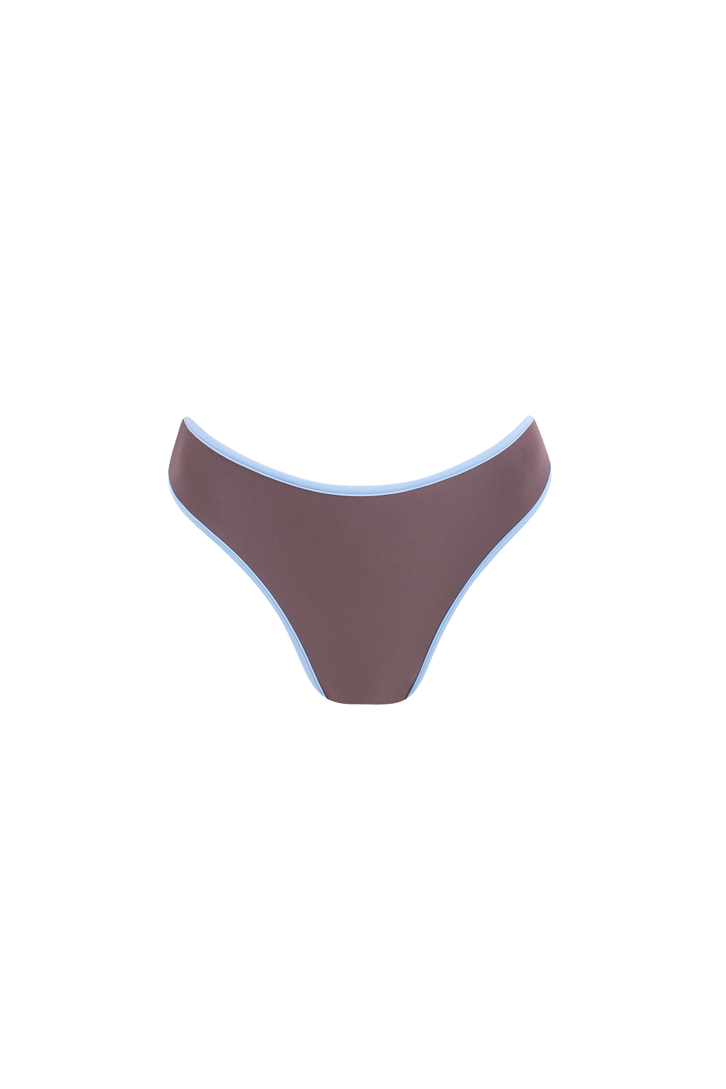 Kara bottom | Taupe with sky blue details