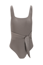 Load image into Gallery viewer, Lotus swimsuit | Shiny brown
