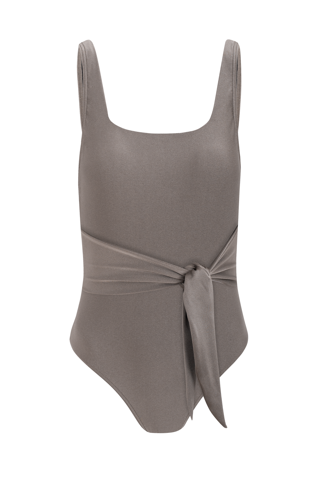 Lotus swimsuit | Shiny brown