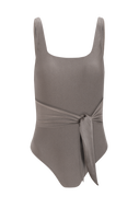 Lotus swimsuit | Shiny brown