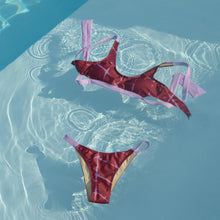 Load image into Gallery viewer, George bottom | Blurred Lines . Cerise . Lilac
