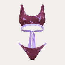 Load image into Gallery viewer, George bottom | Blurred Lines . Cerise . Lilac
