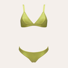 Load image into Gallery viewer, Greta top | Chartreuse shine
