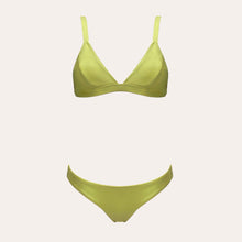Load image into Gallery viewer, GRETA | Chartreuse shine top
