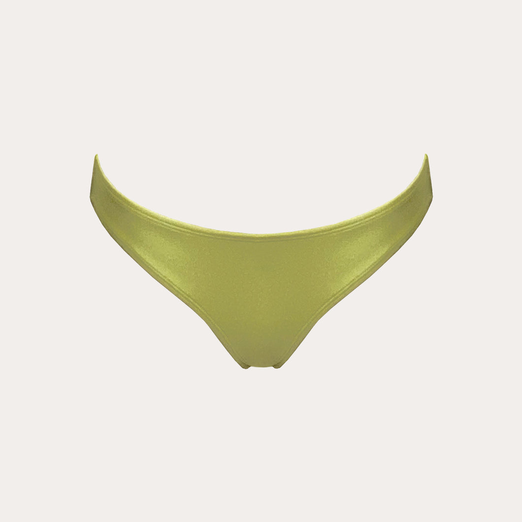 GRETA | Chartreuse shine bottom