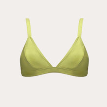 Load image into Gallery viewer, Greta top | Chartreuse shine
