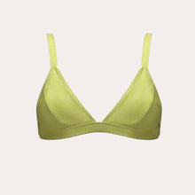 Load image into Gallery viewer, GRETA | Chartreuse shine top
