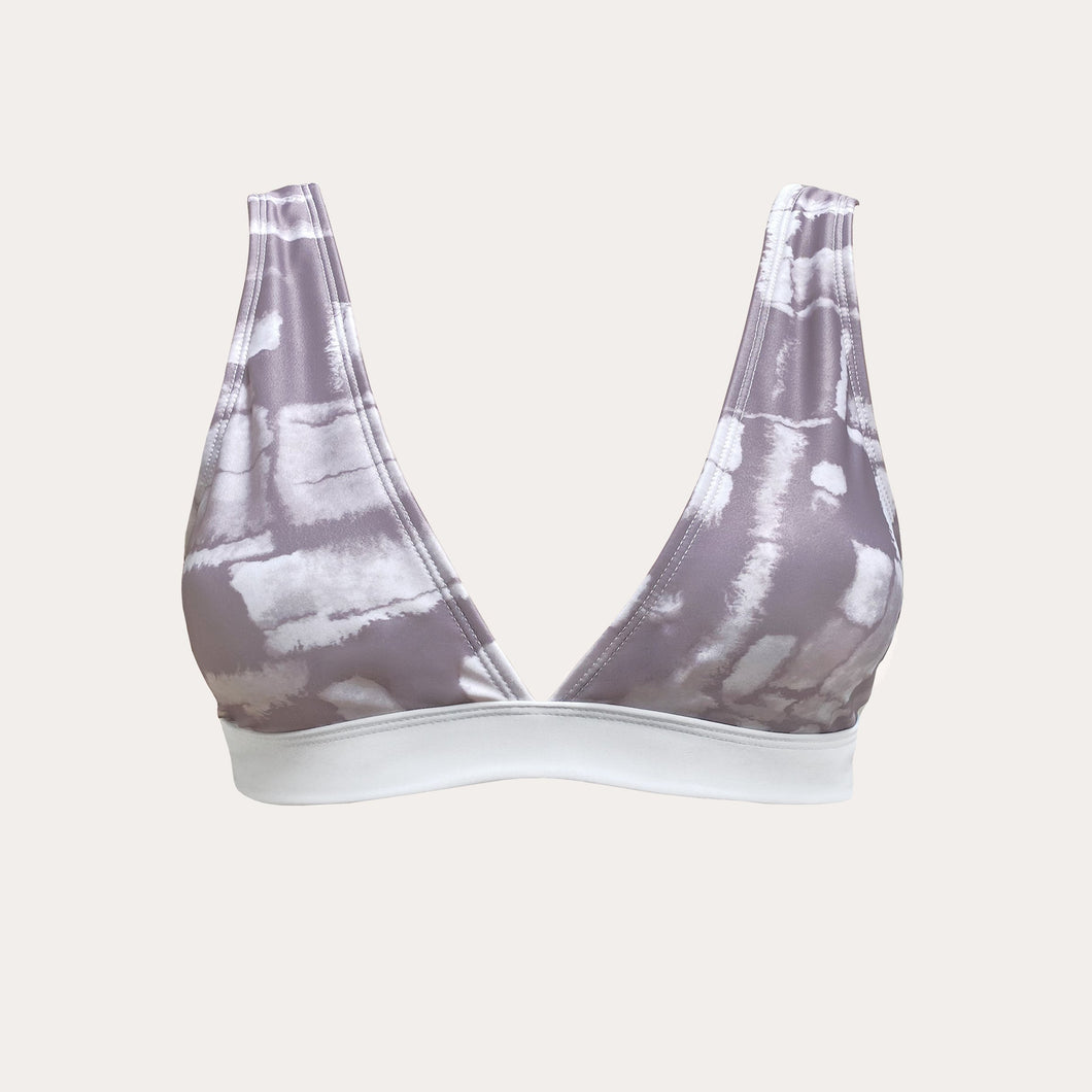 Sylvia top | Abstractia Print . White