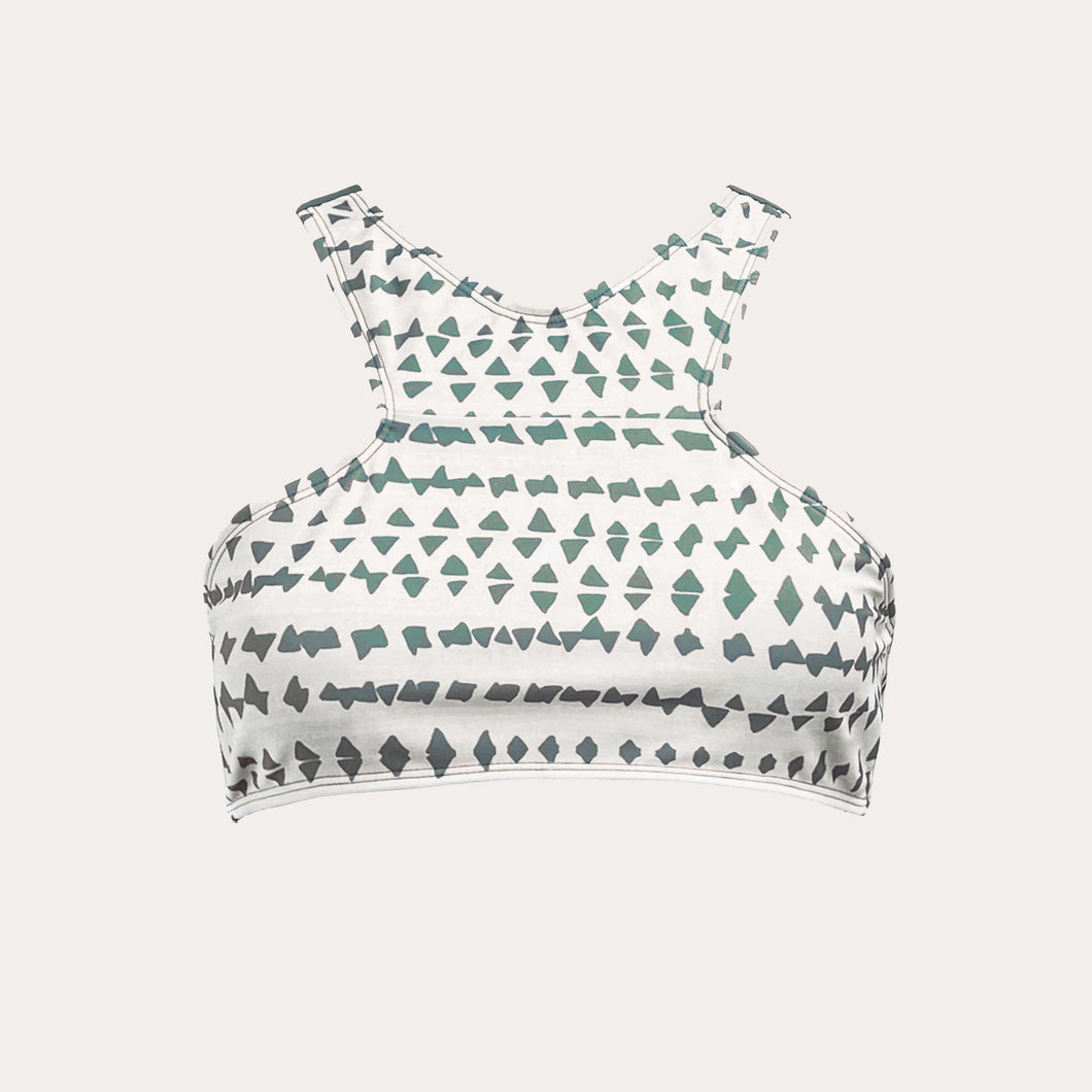 WEYES | Olive Triangles top